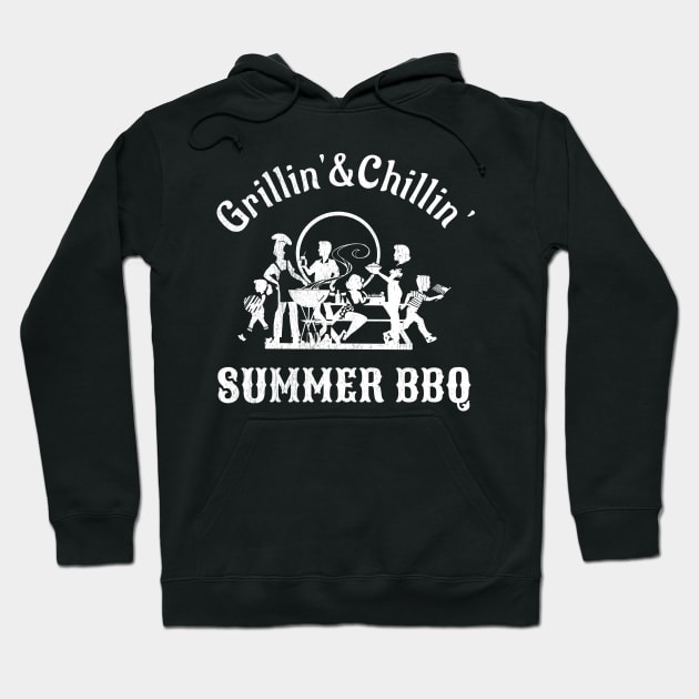 Chillin' and Grillin' Summer BBQ Hoodie by All About Nerds